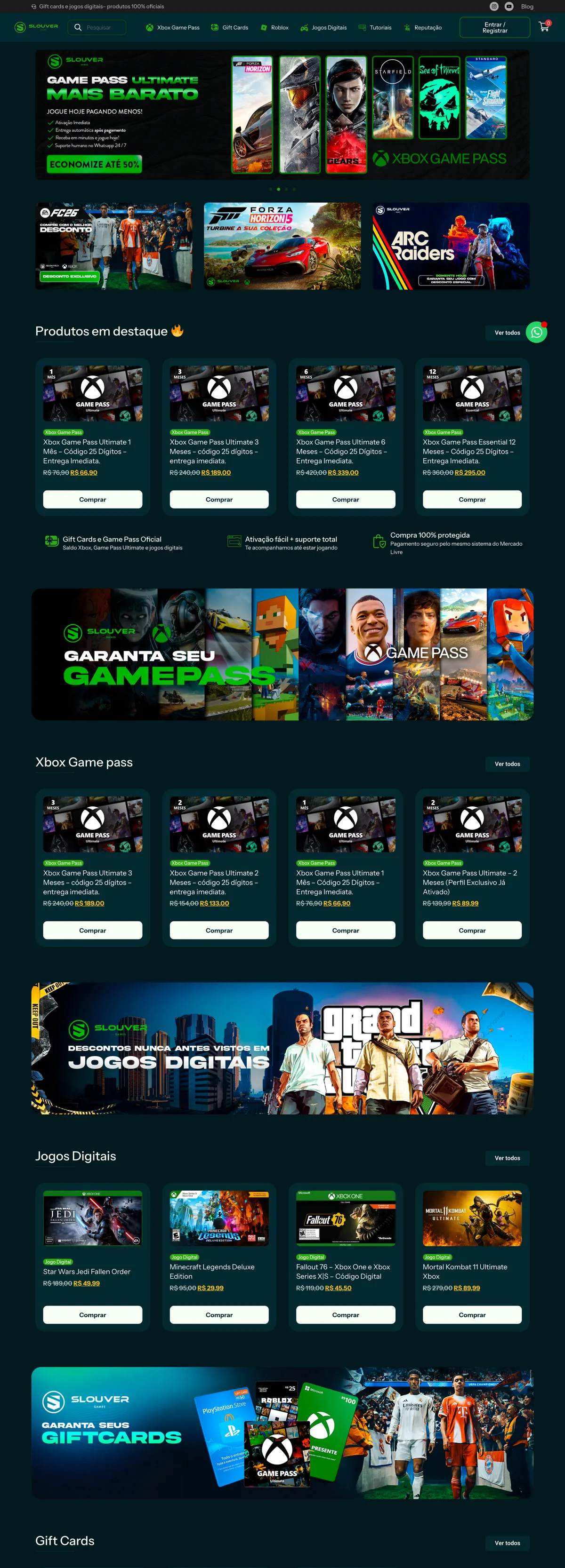 SLOUVER GAMES
